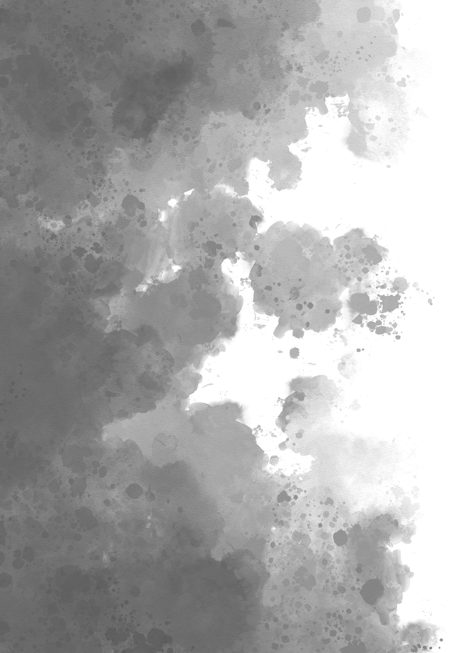 Black Watercolor Splash Border